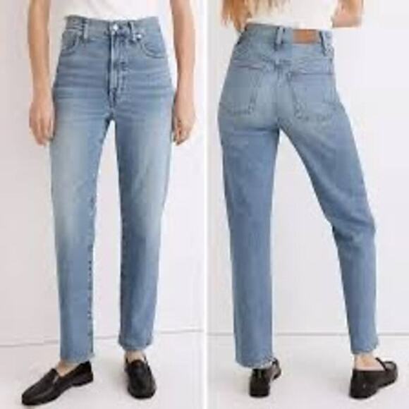 Madewell Denim - Madewell Perfect Vintage Straight Jeans Womens 29 High Rise Medium Wash *EUC